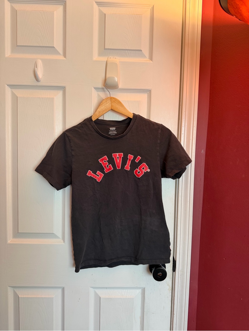 Levi's Kids Black T-Shirt with Red Logo